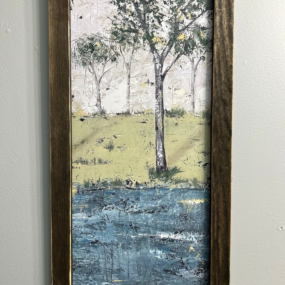 Framed Tree Landscape Art